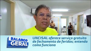 UNCISAL oferece serviço gratuito de fechamento de feridas; entenda como funciona