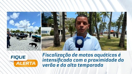 Fiscalização de motos aquáticas é intensificada com a proximidade do verão e da alta temporada