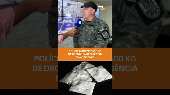 Grande apreensão: 600 kg de drogas são encontrados numa casa, em Arapiraca #FiqueAlerta