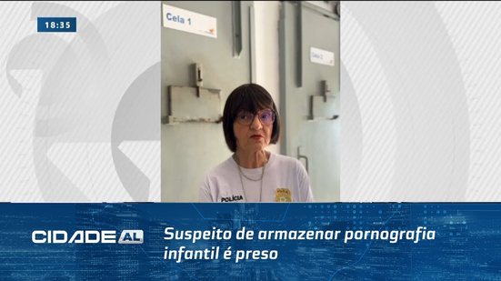 Organização Criminosa: Suspeito de armazenar pornografia infantil é preso