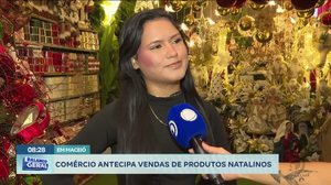 Comércio antecipa vendas de produtos natalinos