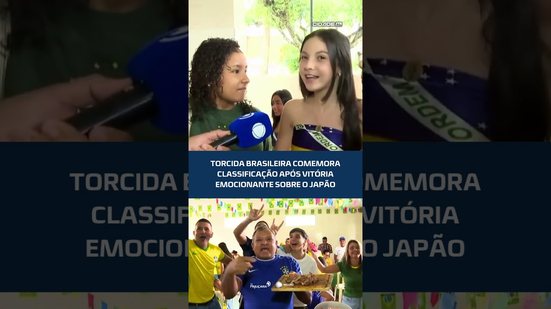 #CidadeAL | Festa da torcida! Brasil elimina o Japão e avança às oitavas