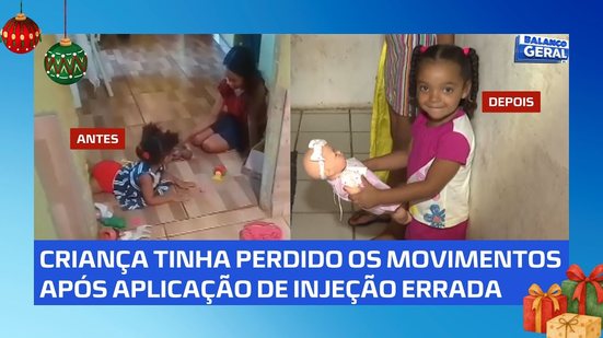 SUPERAÇÃO: criança recupera a mobilidade após 1 ano | BG Especial de Natal (Parte 01)