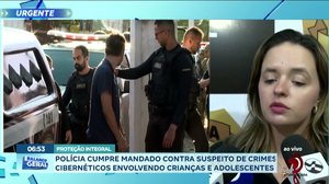 Polícia cumpre mandado contra suspeito de crimes cibernéticos e adolescentes