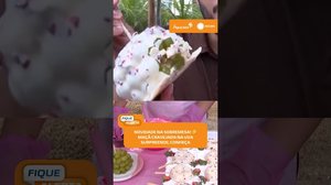 😋NOVIDADE! Maçã cravejada na uva chama atenção e confeiteira revela como preparar #FiqueAlerta