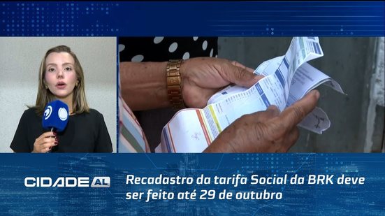 Recadastro da tarifa Social da BRK deve ser feito até 29 de outubro para não perder o beneficio