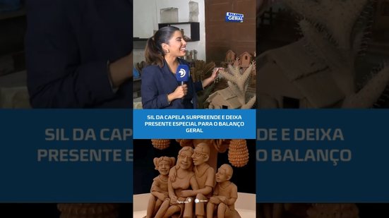 🎁A arte de Sil da Capela agora faz parte do estúdio do #BalançoGeralAL