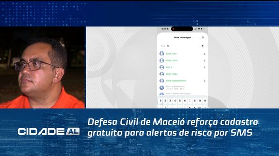 Defesa Civil de Maceió reforça cadastro gratuito para alertas de risco por SMS
