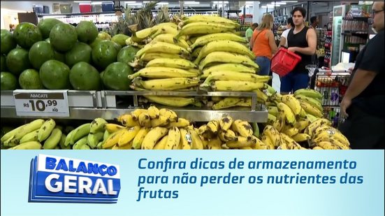 Confira dicas de armazenamento para não perder os nutrientes das frutas