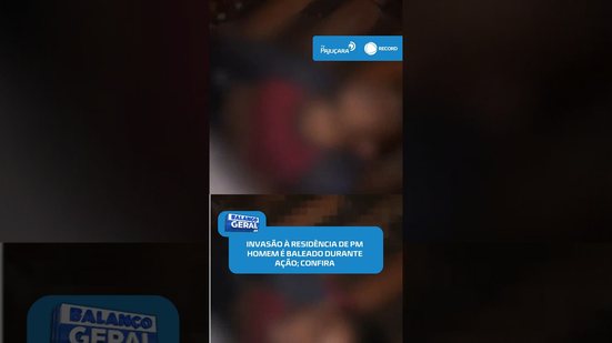 🚨Homem tenta entrar em casa de PM pelo telhado e é baleado #BalançoGeralAL