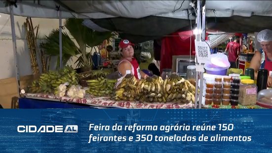 Feira da reforma agrária reúne 150 feirantes e 350 toneladas de alimentos saudáveis