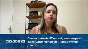 Comerciante de 57 anos é preso suspeito de estuprar menina de 11 anos; vítima filmou ato