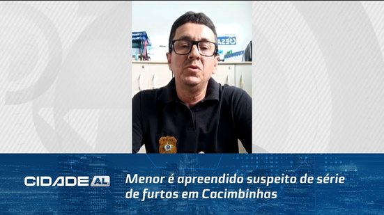 Menor é apreendido suspeito de série de furtos em Cacimbinhas