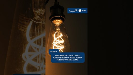 Desconto na conta de luz para autistas: veja quem tem direito e como solicitar #CidadeAL
