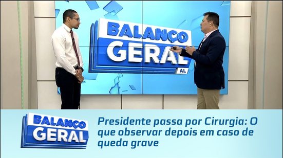 Presidente passa por Cirurgia: O que observar depois em caso de queda grave
