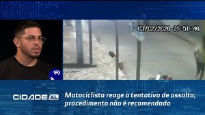 Motociclista reage a tentativa de assalto; procedimento não é recomendado