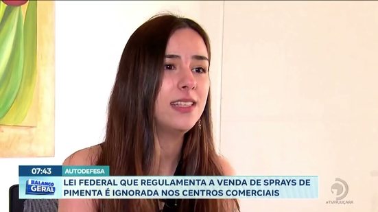 Lei federal que regulamenta a venda de sprays de pimenta é ignorada nos centros comerciais