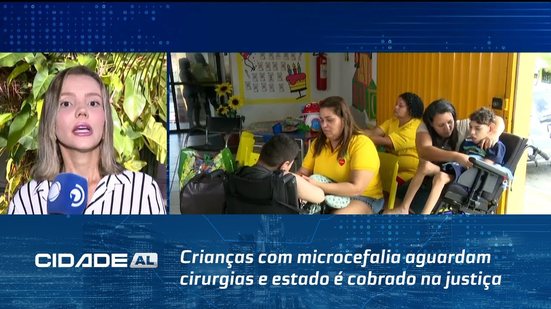 Crianças com microcefalia aguardam cirurgias e estado é cobrado na justiça