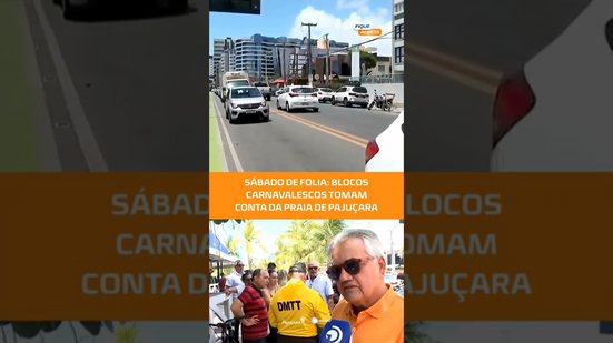 Carnaval na orla: blocos da Liga Carnavalesca levam festa à Pajuçara #FiqueAlerta