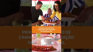 Dar água na boca: peixada com camarão é destaque na ilha #FiqueAlerta