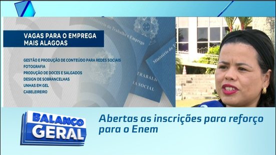 Abertas as inscrições para reforço para o Enem
