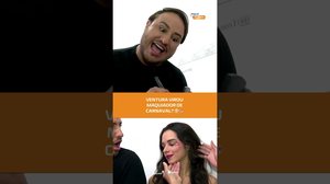 Maquiagem com Ventura… socorro! 😂 #FiqueAlerta Parte 2