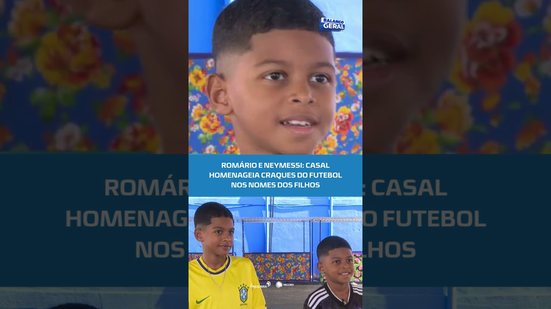 De Romário a Neymessi: história de família chama atenção pela criatividade #BalançoGeralAL
