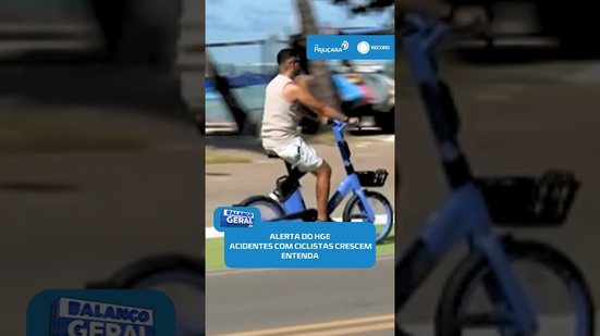 📈 HGE acende alerta após aumento de acidentes com ciclistas | #BalançoGeralAL