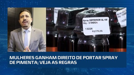 🚨 Nova regra permite que mulheres portem spray de pimenta para defesa pessoal