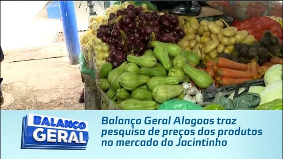 Balanço Geral Alagoas traz pesquisa de preços dos produtos no mercado do Jacintinho