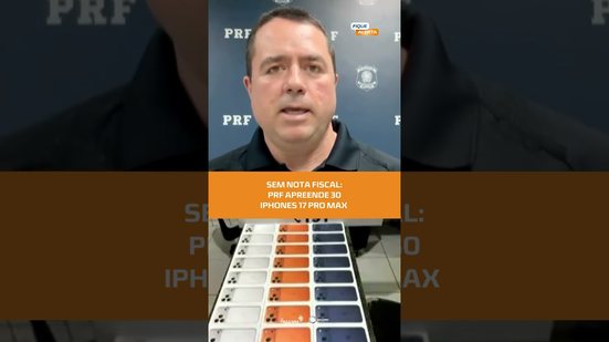 PRF intercepta carga de iPhones sem nota fiscal avaliada em R$ 360 mil #FiqueAlerta