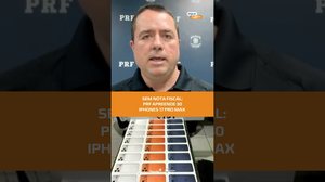 PRF intercepta carga de iPhones sem nota fiscal avaliada em R$ 360 mil #FiqueAlerta