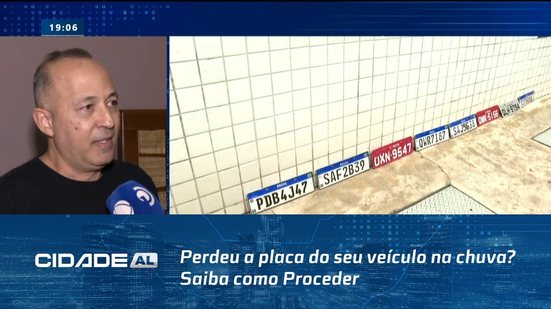 Perdeu a placa do seu veículo na chuva? Saiba como Proceder