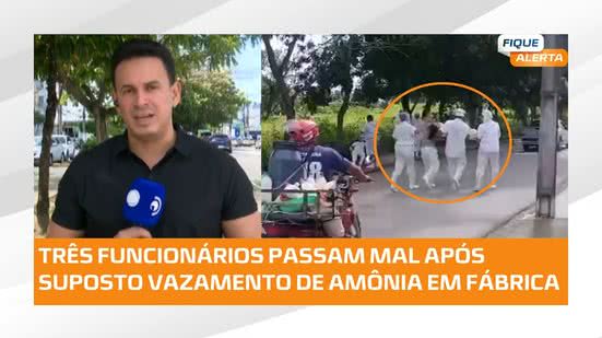 Funcionários são socorridos após suspeita de vazamento químico em fábrica