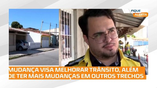 Rua Zeferino Rodrigues terá mudança de sentido a partir do próximo sábado