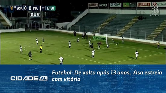 Futebol: De volta após 13 anos,  Asa estrei com vitória