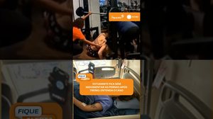⚠️ Exercício termina em susto após estudante deixar de movimentar as pernas | #FiqueAlerta