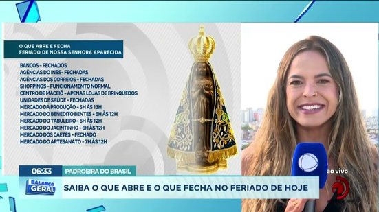Saiba o que abre e o que fecha no feriado de hoje