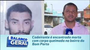 Cadeirante é encontrado morto com corpo queimado no bairro do Bom Parto
