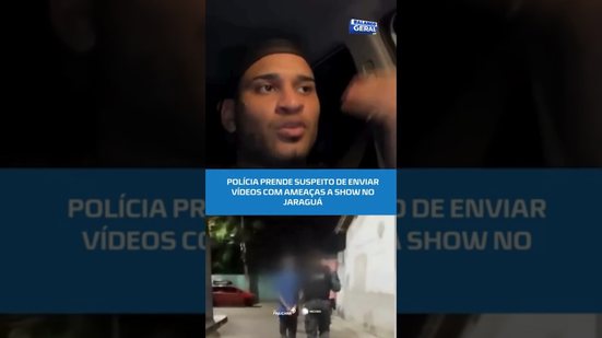🚨Suspeito de enviar vídeos com ameaças a show no Jaraguá é preso #BalançoGeralAL