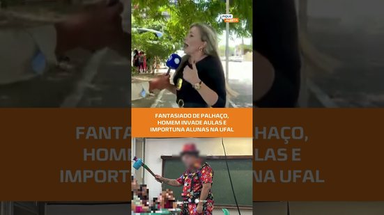 Alunas denunciam homem vestido de palhaço após importunação em sala de aula #FiqueAlerta