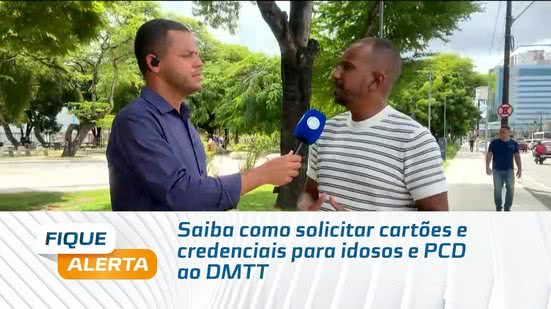 Saiba como solicitar cartões e credenciais para idosos e PCD ao DMTT