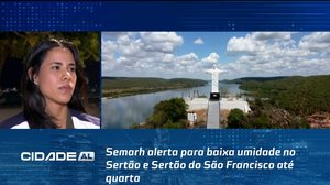 Semarh alerta para baixa umidade no Sertão e Sertão do São Francisco até quarta