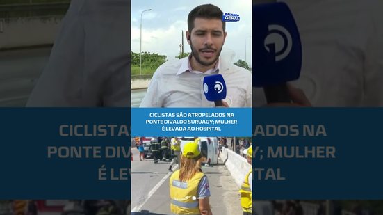 🚨 Acidente na Ponte Divaldo Suruagy deixa casal de ciclistas ferido #BalançoGeralAL