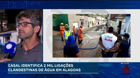 CASAL identifica 2 mil ligações clandestinas de água em Alagoas