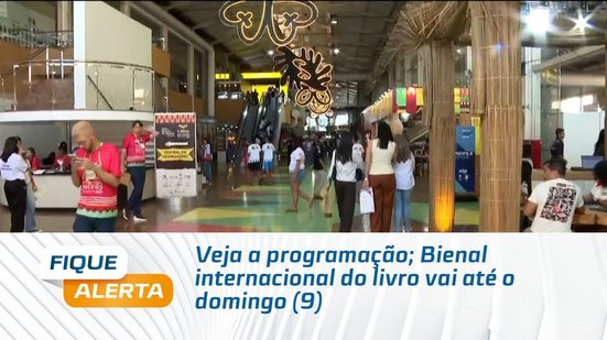 Veja a programação; Bienal internacional do livro vai até o domingo (9)