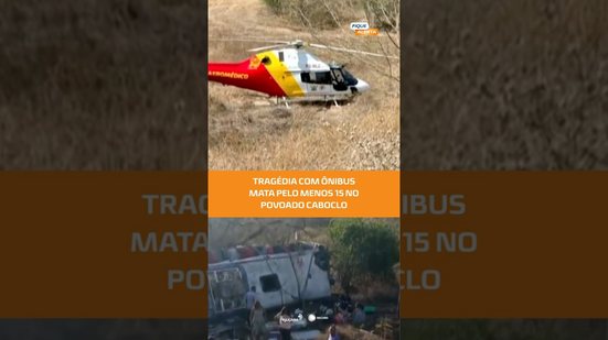 Ônibus de romeiros se envolve em grave acidente no povoado Caboclo e deixa 15 mortos #FiqueAlerta