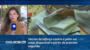 Vacina de reforço contra a pólio vai estar disponível a partir da próxima segunda