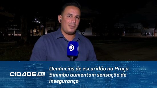 Denúncias de escuridão na Praça Sinimbu aumentam sensação de insegurança