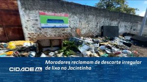 Moradores reclamam de descarte irregular de lixo no Jacintinho